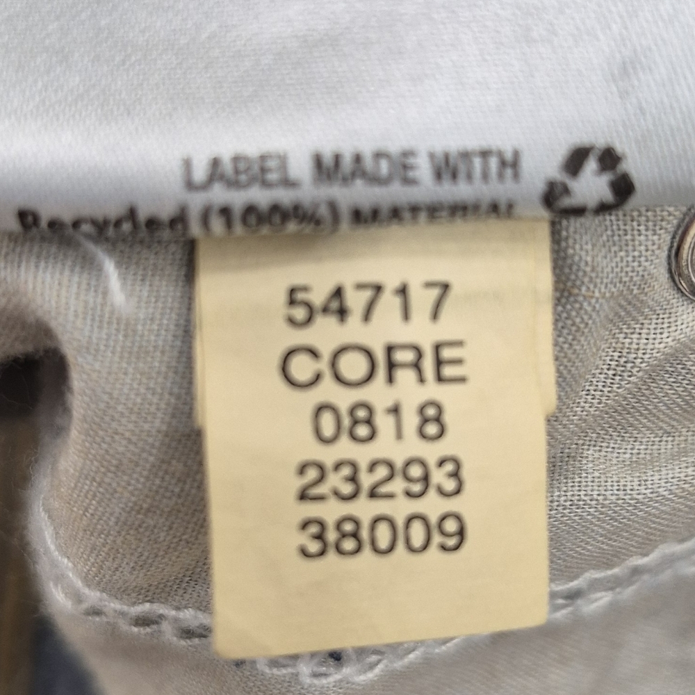 Style & Co Core jeans women's 12 Long dark wash rail straight stretchy high rise - Picture 14 of 16